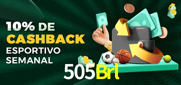 10% de bônus de cashback na 505Brl