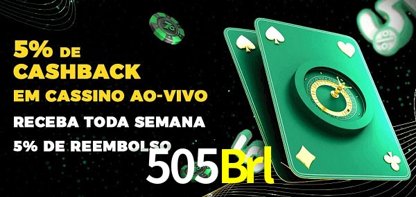 Promoções do cassino ao Vivo 505Brl